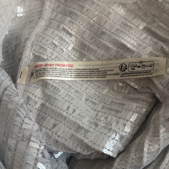 FREE PEOPLE x Intimately FP Disco Fever Mini Slip Silver Sequin Mesh Dress - Picture 13 of 15